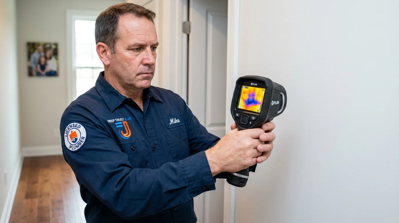 Thermal imaging leak detection by Johns Plumbing LLC in Sleepy Eye